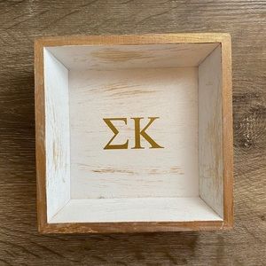 Sigma Kappa Wooden Dish